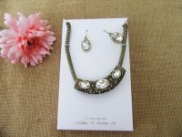 2Set Ethnic Traditional Adjustable Necklace with Matched Earring 2Set Ethnic Traditional Adjustable Necklace with Matched Earring