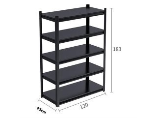 5 Layer Shelf Storage Kitchen Garage Shelving Rack 120x45x183cm