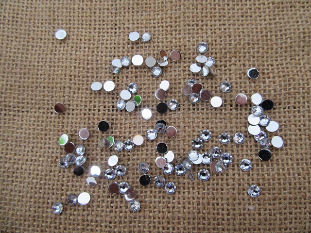 3Sheets x 3.9Gram White Flatback Acrylic Gemstones Rhinestones 5 3Sheets x 3.9Gram White Flatback Acrylic Gemstones Rhinestones 5