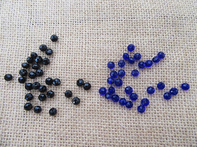 250Gram (Approx 1080Pcs) Facted Transparent Crystal Beads 6mm Di 250Gram (Approx 1080Pcs) Facted Transparent Crystal Beads 6mm Di