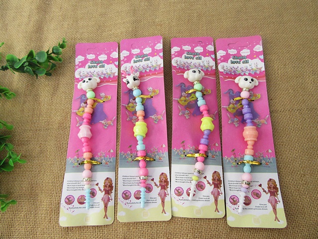 12Pcs Kids Love Elf Cartoon Chain Bracelet - Click Image to Close