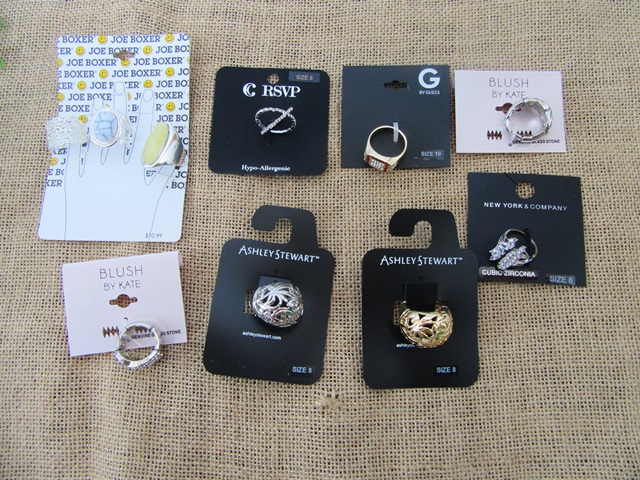 12Pcs New Punk Rhinestone Metal Ring Assorted 12Pcs New Punk Rhinestone Metal Ring Assorted