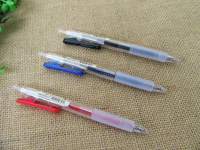 35Pcs Red Blue Black Gel Ink Pen 0.5mm School Office Stationery - Click Image to Close