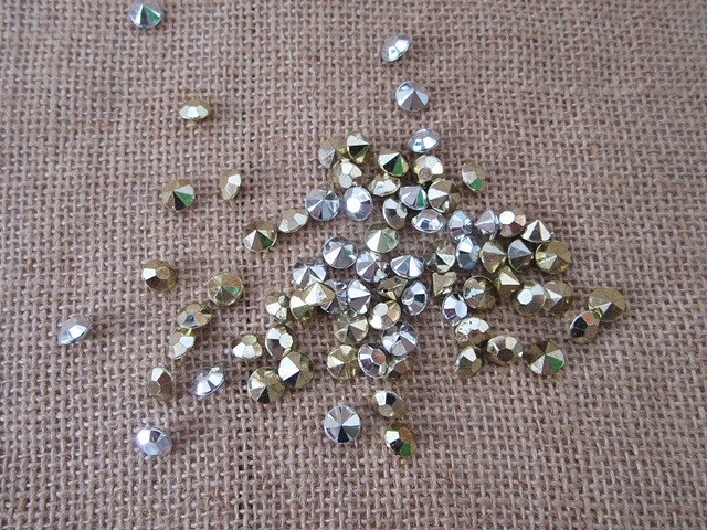 250g Diamond Confetti 8mm Wedding Party Table Scatter - Golden 250g Diamond Confetti 8mm Wedding Party Table Scatter - Golden