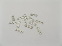 1000 Nickel Spacer Bars 3 Hole 10mm Connector Finding