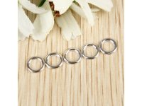 2x500Pcs Antique Silver Jump Ring Jumprings Jewelry Finding 8mm