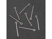 250Gram Silver Plated Eye Pins Jewelry Finding 36mm