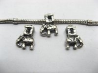 20 Alloy European Elephant Thread Beads ac-sp473