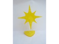 1X Yellow FIREWORK Earring Display Stand Holds 8prs 1X Yellow FIREWORK Earring Display Stand Holds 8prs
