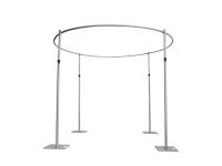 1Set Aluminium Round Top Backdrop Stand Party Background Support 1Set Aluminium Round Top Backdrop Stand Party Background Support