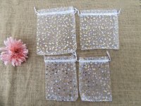 5Packs x 4Pcs Stars Printed Drawstring Jewelry Gift Pouches Asso