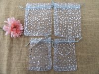 20Packs x 4Pcs Grey Drawstring Jewelry Gift Pouches 2 Sizes
