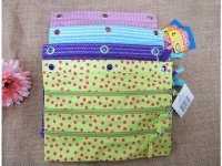 6Pcs 3-Zipper Pencil Pouch Organizer Cosmetic Travel Pouch 6Pcs 3-Zipper Pencil Pouch Organizer Cosmetic Travel Pouch