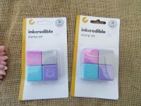 6Sheets x 4Pcs Colorful Sea Star Shell Octopus Etc Toy Stamp Set