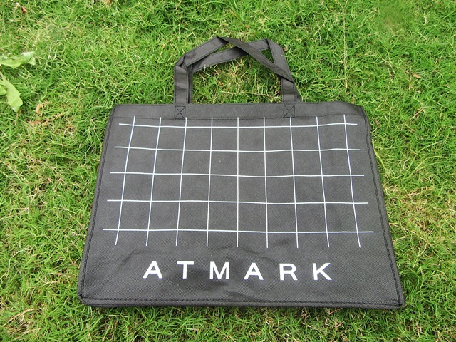 5Pcs Black Reusable Shopping Bag Shopper Grocery Storage 54x39.5