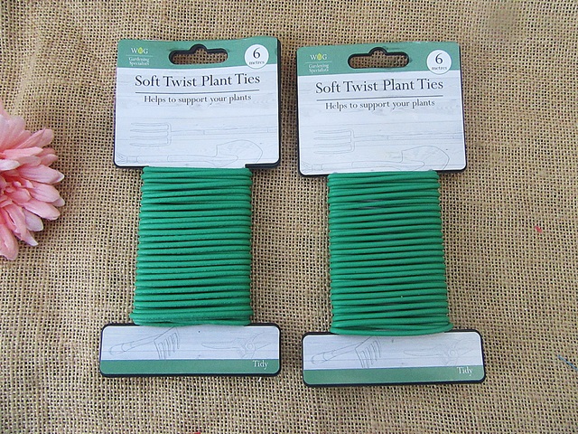 4Sheet x 6Meters Helpful Soft Twist Garden Plant Ties - Click Image to Close