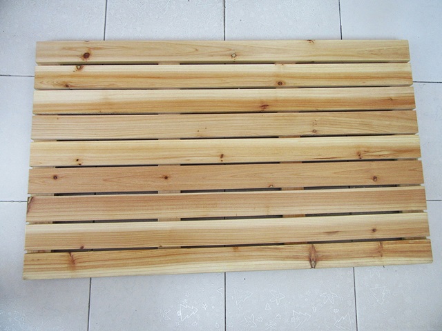 4 Pcs Cedar Plank Foothold Garden Home Decoration 90x54x3cm