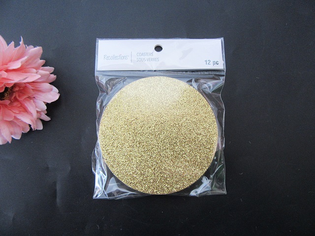 3sheet x 12pcs Shiny Coasters Table Top Drink Mat Holder
