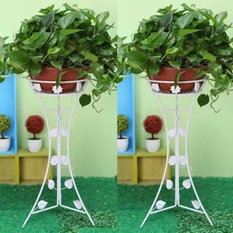 1Set 1-layer Flower Plant Display Stand Holder Home Garden Décor - Click Image to Close