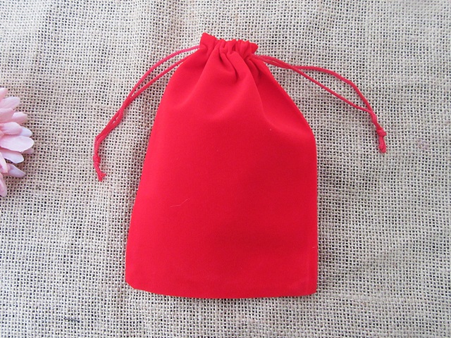 10x5Pc Velvet Drawstring Gift Jewellery Pouches Good Quality 10x5Pc Velvet Drawstring Gift Jewellery Pouches Good Quality