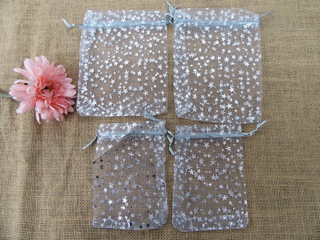 20Packs x 4Pcs Grey Drawstring Jewelry Gift Pouches 2 Sizes - Click Image to Close