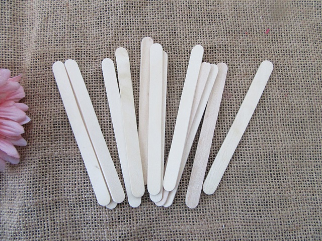 400Pcs Lolly Popsicle Sticks Or Art Craft Stick Paddle Pop Natur