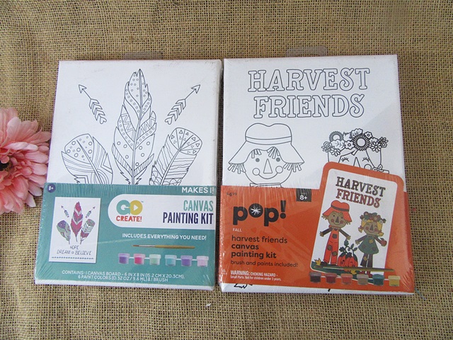 2Pcs Colour In Canvas Artist Painting Colouring Drawing Set 2Pcs Colour In Canvas Artist Painting Colouring Drawing Set