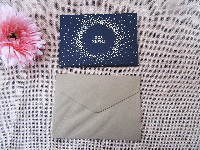 2Packs x 10Sets Thank You Cards Luxurious Card with Matching Env - Click Image to Close