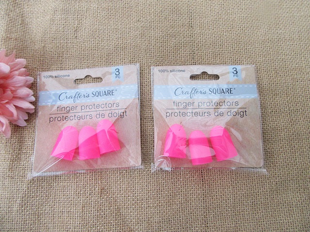 6Sheets x 3Pcs Guitar Fingertip Protectors Silicone Finger Guard