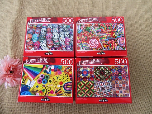2Packs x 500Pcs Brilliant Jigsaw Puzzle Childrens Jigsaw Educati