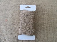 5Rolls x 50m Burlap Rope Hemp Cord Thread Jute String Roll 2mm