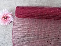 1Roll Red Flower Wrapping Florist Gauze Mesh Gift Packaging