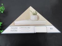 1Pc Corner Wall Shelf Display Shelves Storage Rack 1Pc Corner Wall Shelf Display Shelves Storage Rack