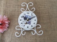 1Pc White Classic Slient Wall Clock Meidi Clock