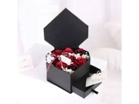 1Set Red Bath Artificial Rose Soap Flower Mother's Day Valentine
