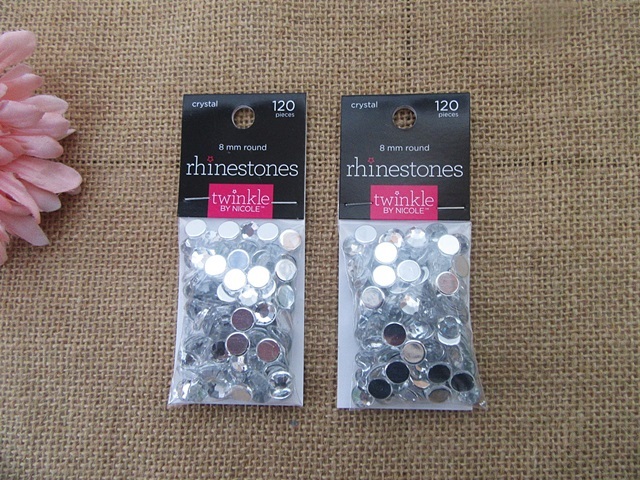18Sheets x 120Pcs Clear Flatback Acrylic Gemstones Rhinestones 8 18Sheets x 120Pcs Clear Flatback Acrylic Gemstones Rhinestones 8