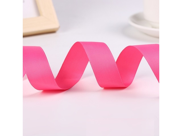 1Roll x 100Yards Hot Pink Grosgrain Ribbon 38mm