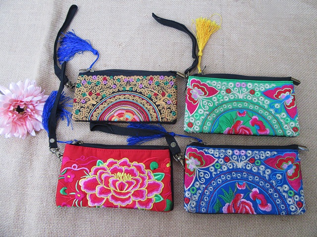 6Pcs Handmade Tibet Style Embroidered Handbag Hippie Bag - Click Image to Close