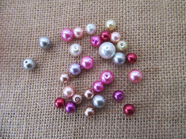 250gram Round Simulate Pearl Beads Jewelry Making Various Size 250gram Round Simulate Pearl Beads Jewelry Making Various Size
