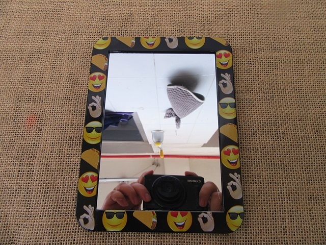 4Pcs Emoji Rectangular Magnetic Mirror Cosmetic Mirror