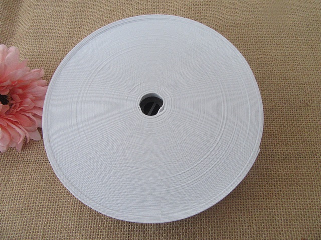 1Roll X 30 Meters White Sewing Elastic 3cm - Click Image to Close