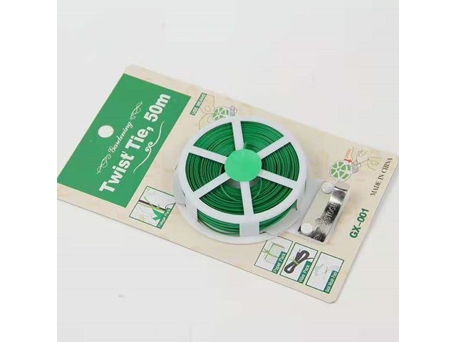 6Pcs x 50M DIY Garden Tie Plant Twist Tie Wire Cable Reel