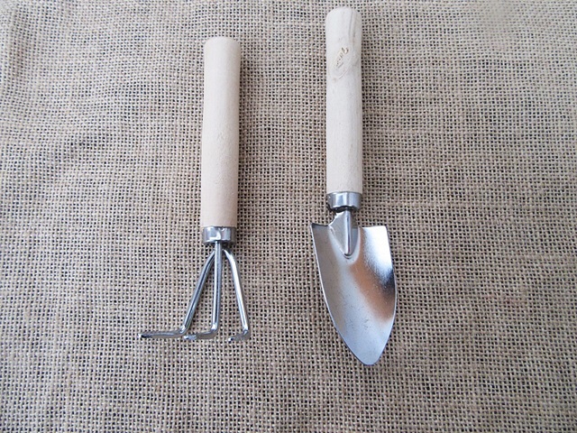6Packs x 2Pcs Garden Tool Set Gardening Trowels Rake Transplant