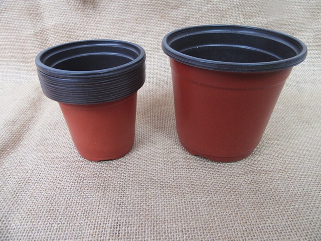 36Packs Plastic Pots Flower Plant Pots with Holes Gardening Tool - Click Image to Close