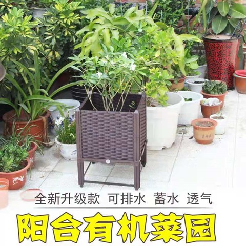 1Pc Table Like Flower Plant Pot Flower Plant Pot with Feet - Click Image to Close
