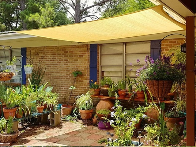 1Pc Sun Shade Sail Canopy for Patio Backyard Lawn Garden Outdoor