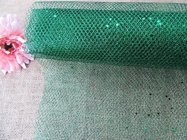 1Roll Green Flower Wrapping Florist Gauze Mesh Gift Packaging 1Roll Green Flower Wrapping Florist Gauze Mesh Gift Packaging