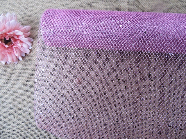 1Roll Pink Flower Wrapping Florist Gauze Mesh Gift Packaging 1Roll Pink Flower Wrapping Florist Gauze Mesh Gift Packaging