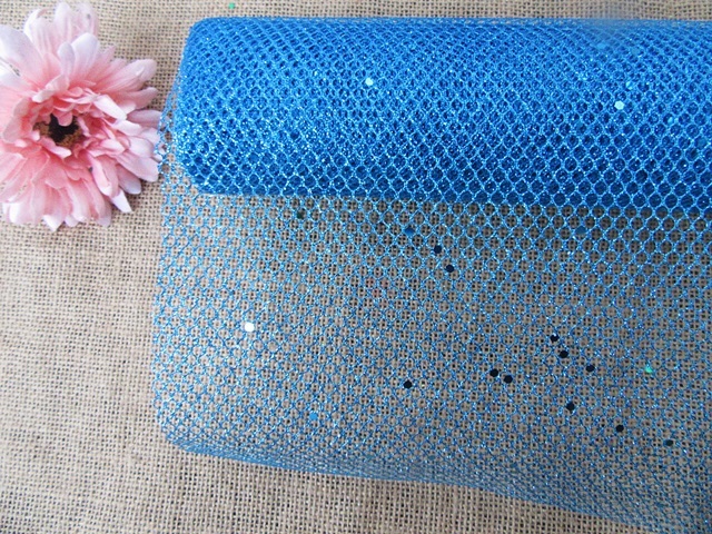 1Roll Royal Blue Flower Wrapping Florist Gauze Mesh Gift Packagi 1Roll Royal Blue Flower Wrapping Florist Gauze Mesh Gift Packagi