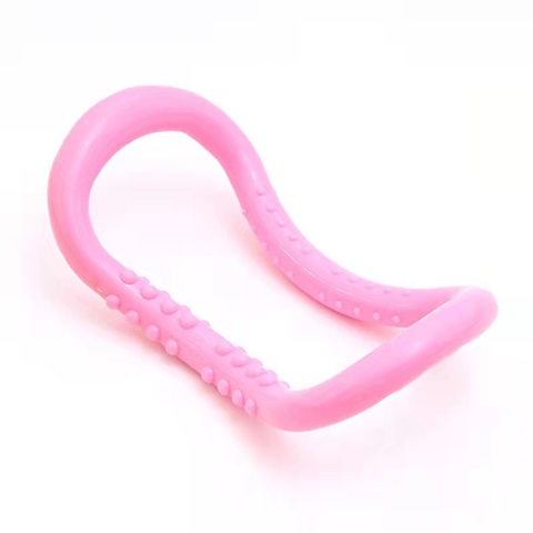 2Pcs Pink Yoga Training Ring Resistance Stretch Support Circle H - Click Image to Close